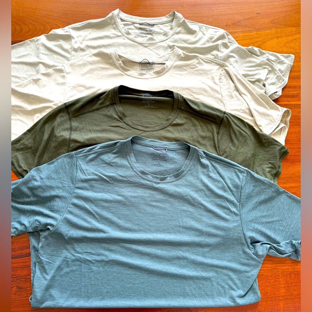 4 Capilene Men’s Shirts from Patagonia